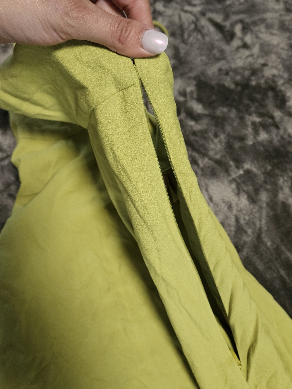 Future Collective Alani Noelle Green Triangle Top Strappy Maxi Dress POCKETS Sz6 - Picture 7 of 10